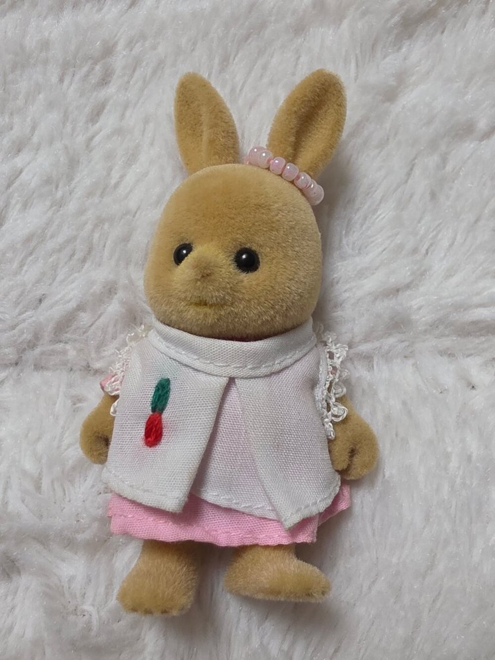 Vintage 1986 Maple Town Story Patty Rabbit Figure Tonka Original Dress